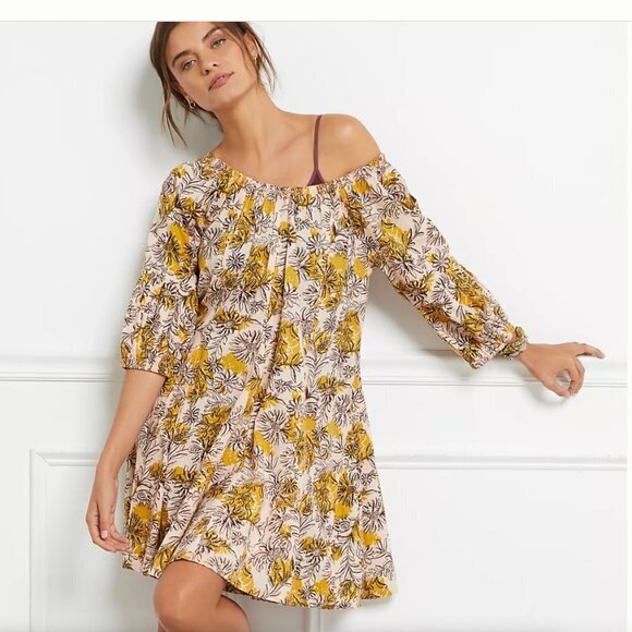 Anthropologie Daily Practice Mollie Tunic Dress Floral Size XL - Picture 1 of 14